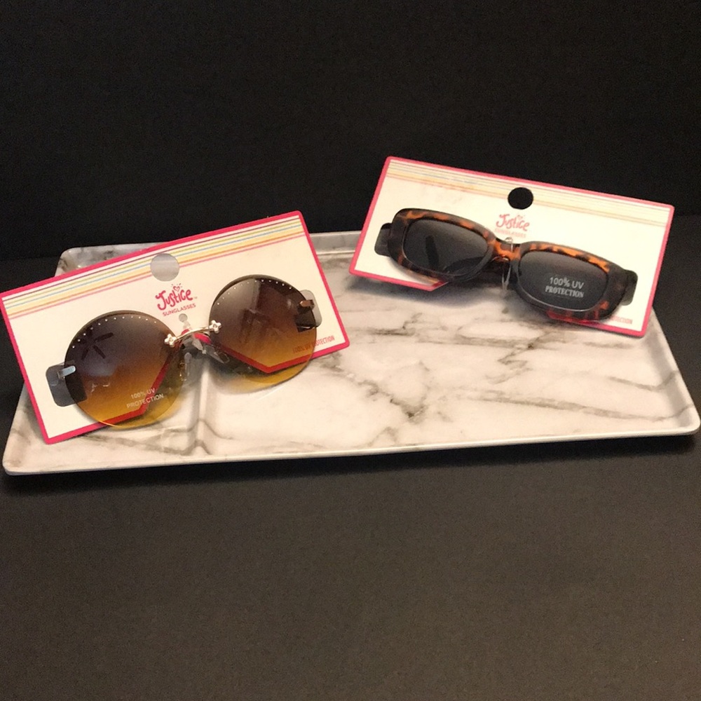 Girls Justice Sunglasses 2 pair Bundle NWT - Picture 2 of 8